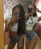 Лана и Лика, 23 лет — минет в машине